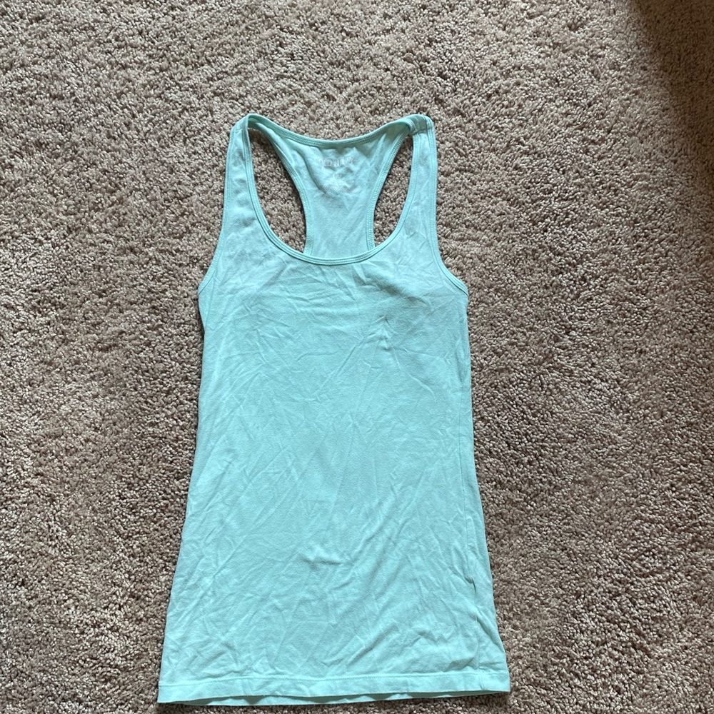 Mint green tank top